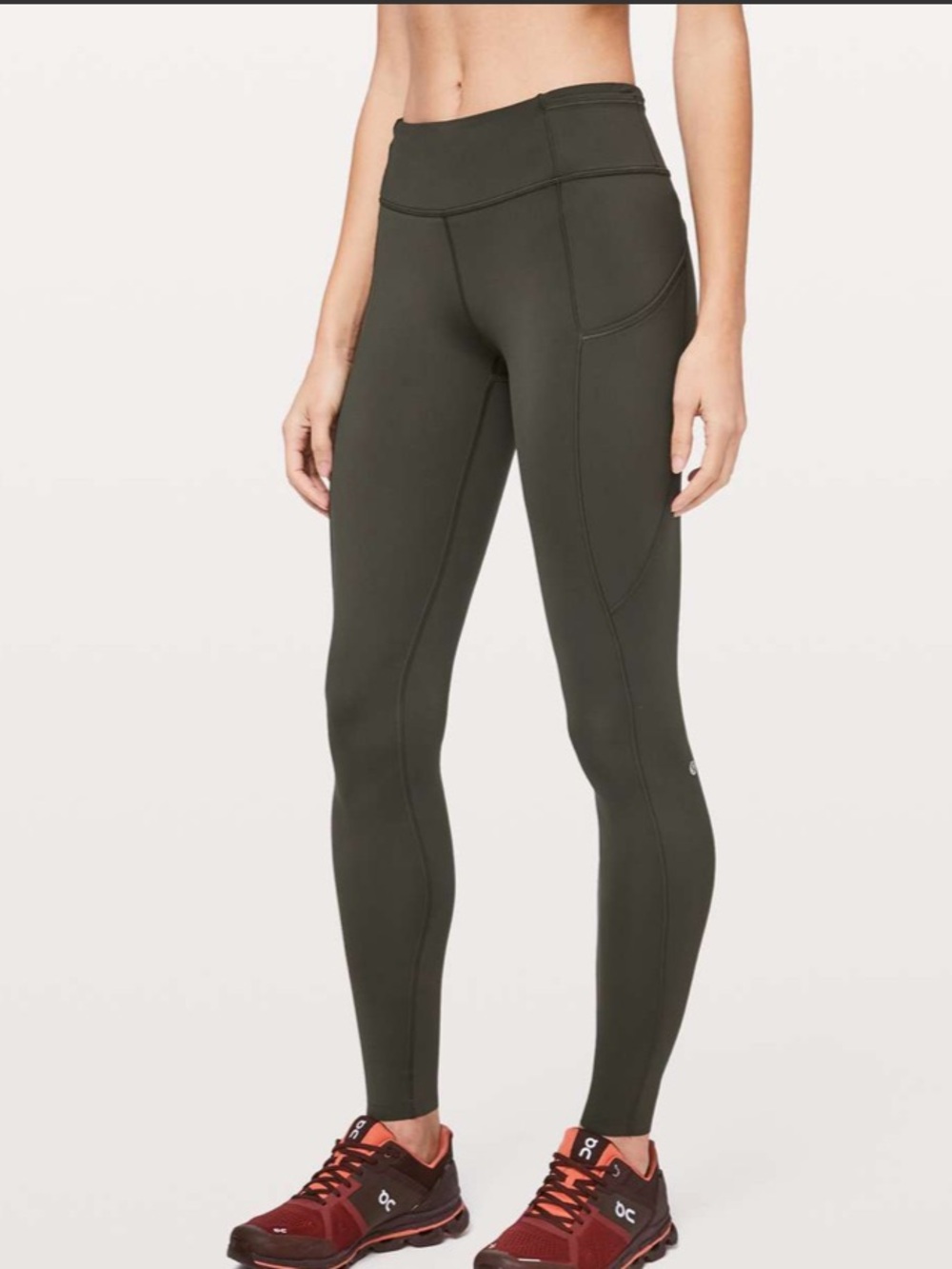 Lululemon Fast & Free Full Length Tight *Mid-Rise Non-Reflective 28"